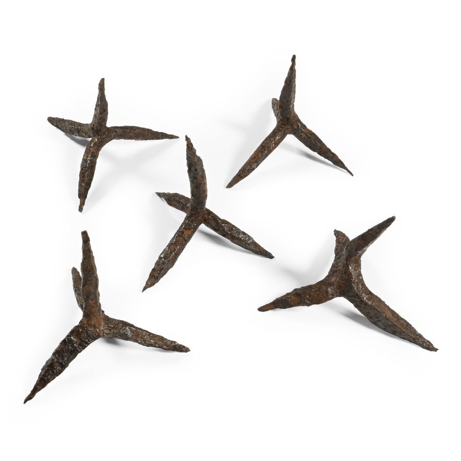 Medieval Iron Anti-Cavalry Caltrop Group