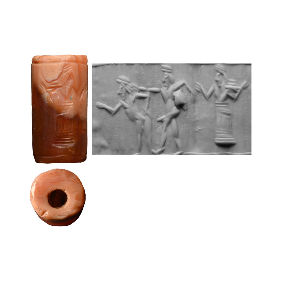 Neo Babylonian Agate Cylinder Seal