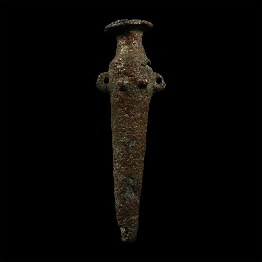 Greek Bronze Alabastron Kohl Pot