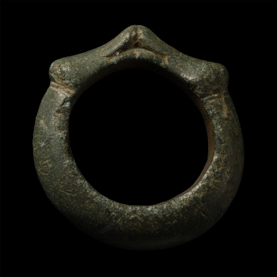 Large Iron Age Celtic Bronze Ring