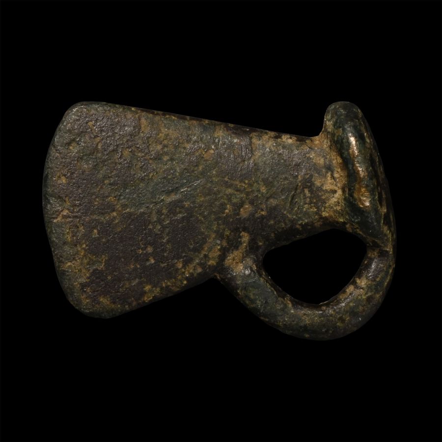 Romano-British Bronze Votive Axehead Pendant