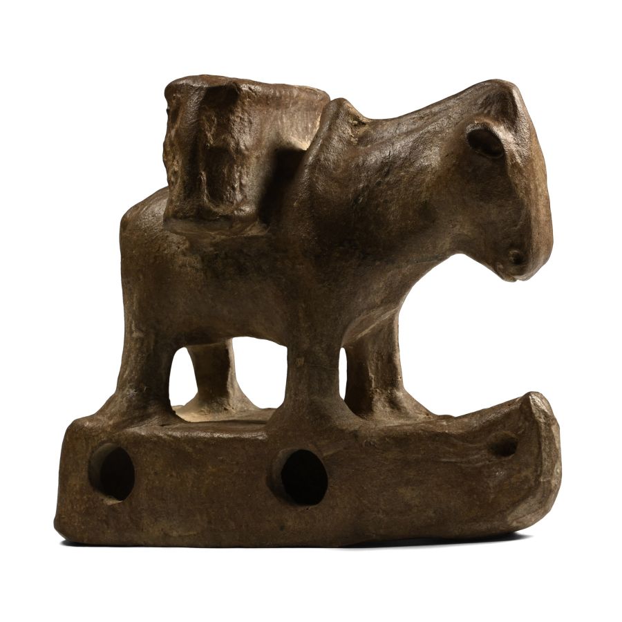 Azerbaijani Terracotta Children's Toy Donkey