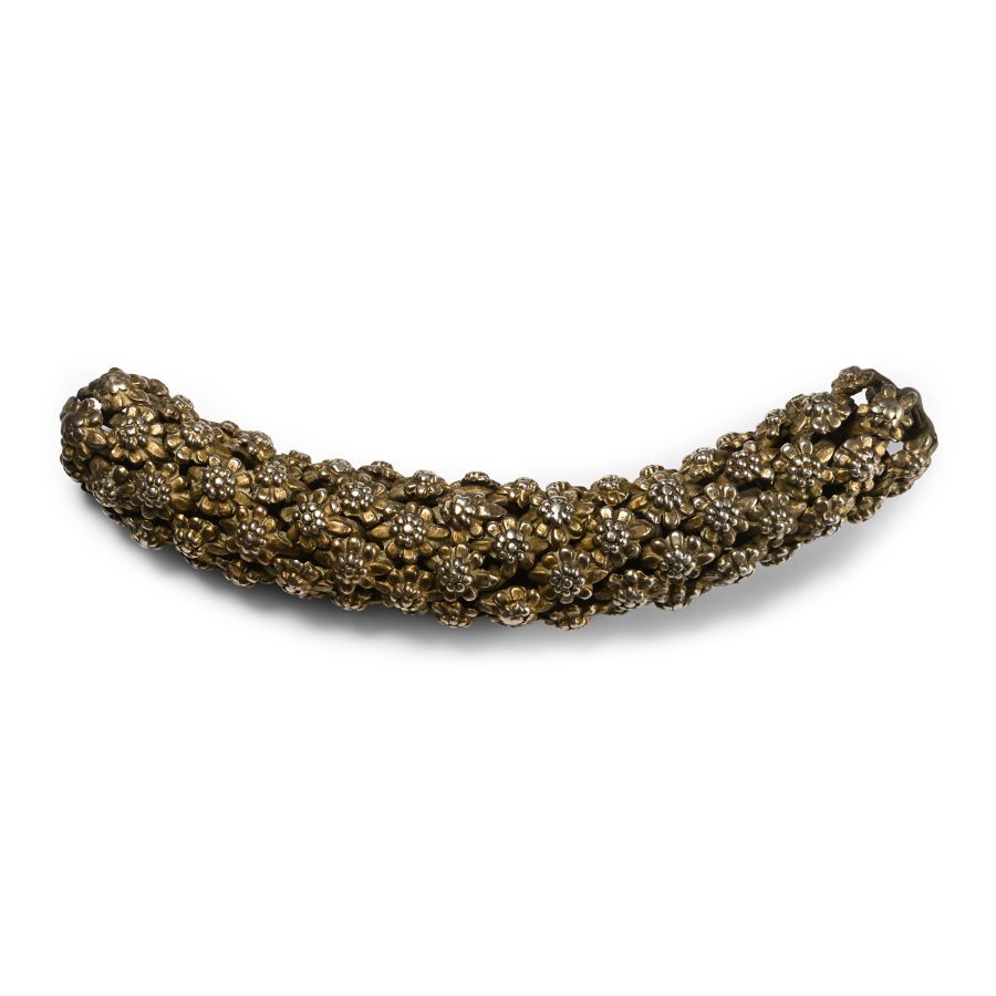 African Silver-Gilt Chain Section
