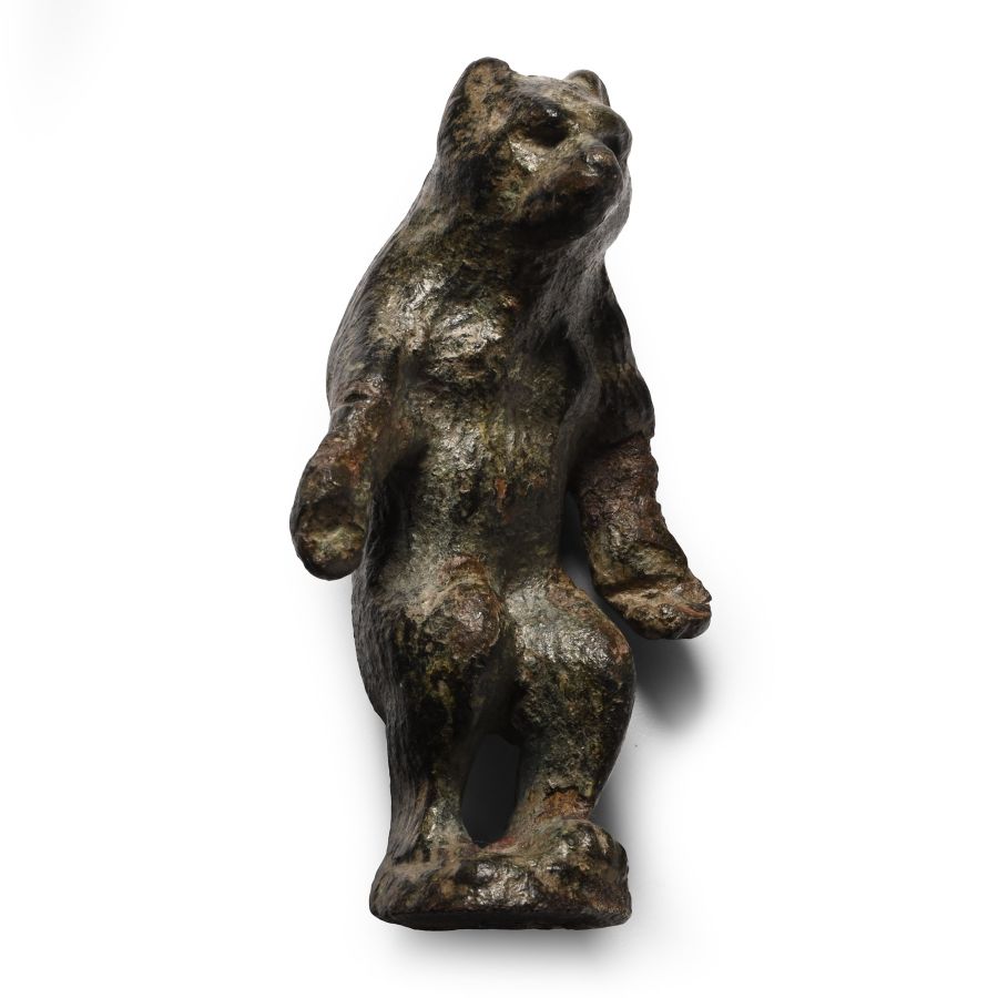 Post Medieval Bronze Dancing Bear Statuette