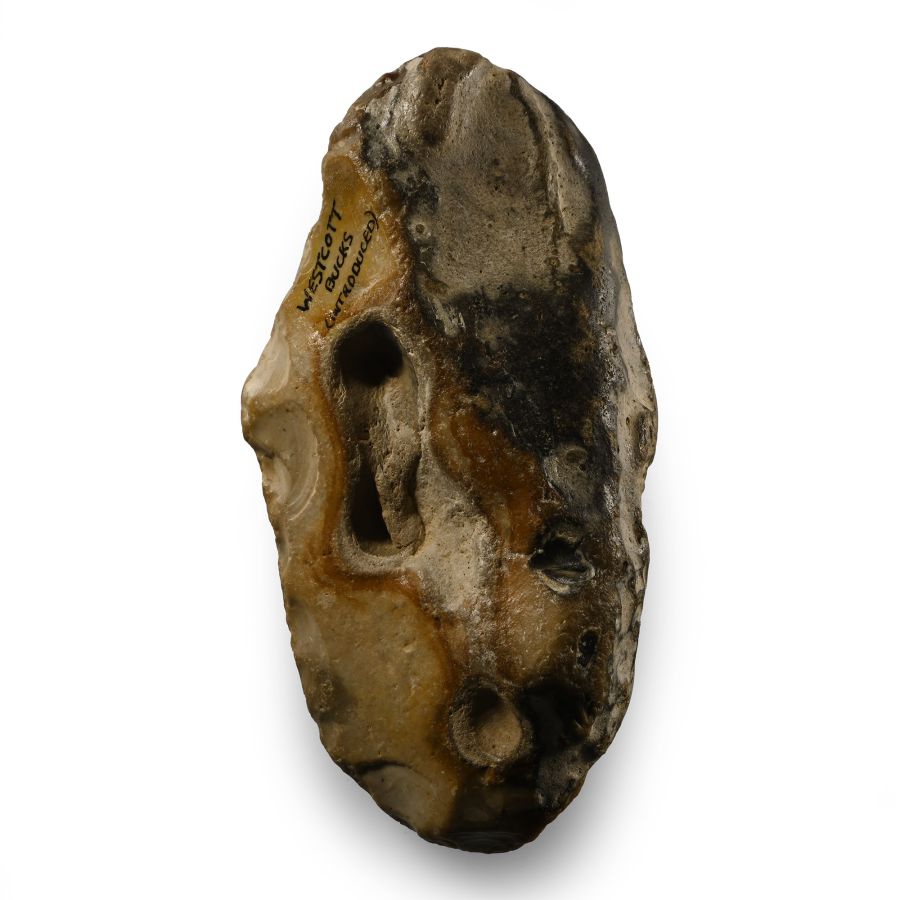 Stone Age Knapped Ovate Hand Axe