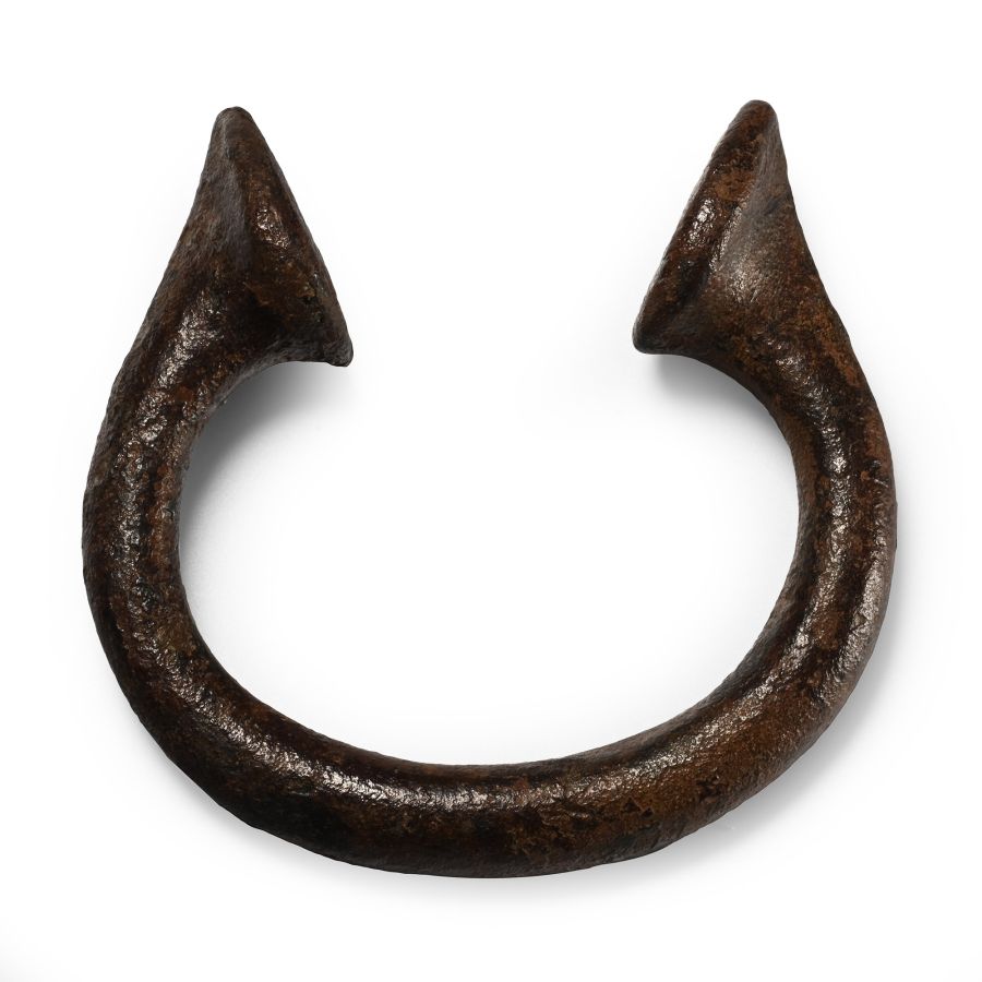 African Bronze Slave Trade Manilla Currency Bracelet