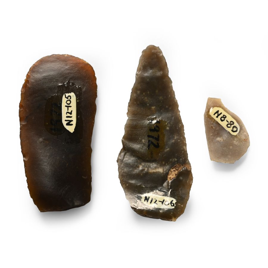 Stone Age Knapped Flint Tool Group