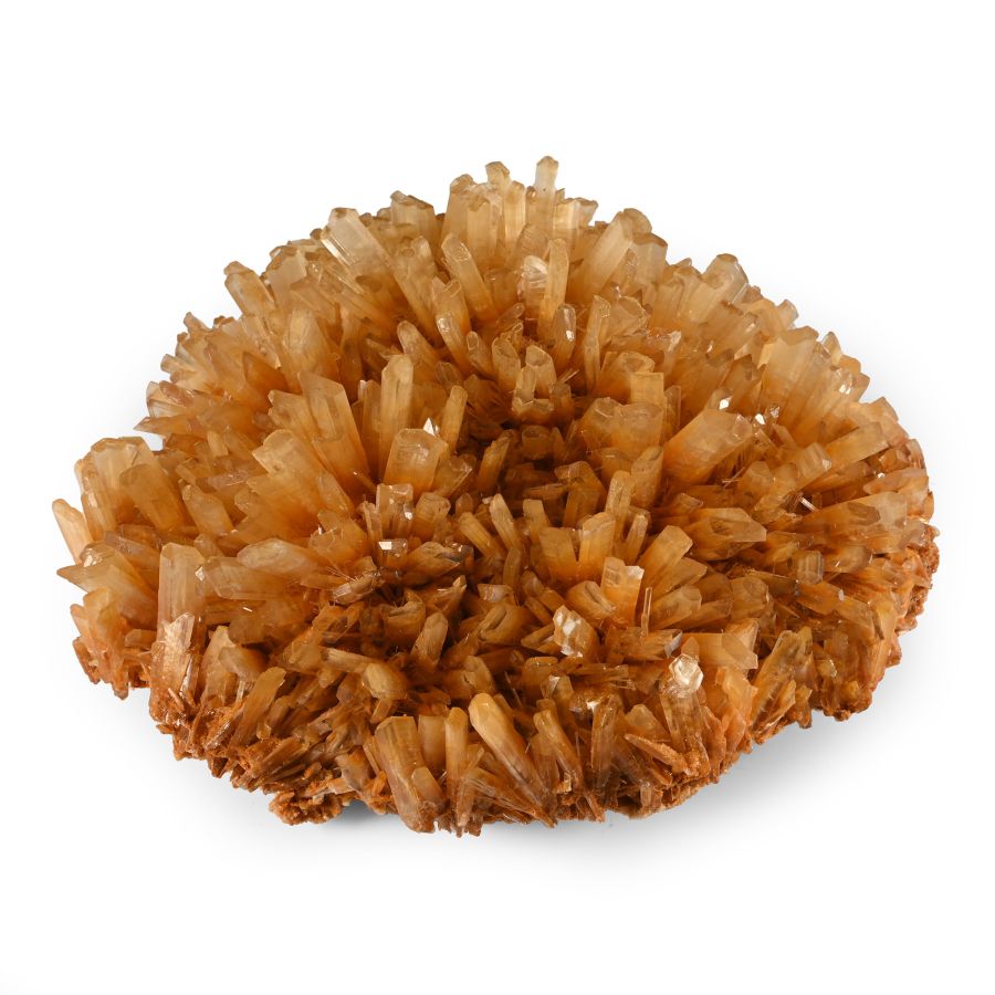 Large Australian Orange Gypsum Mineral Display Specimen