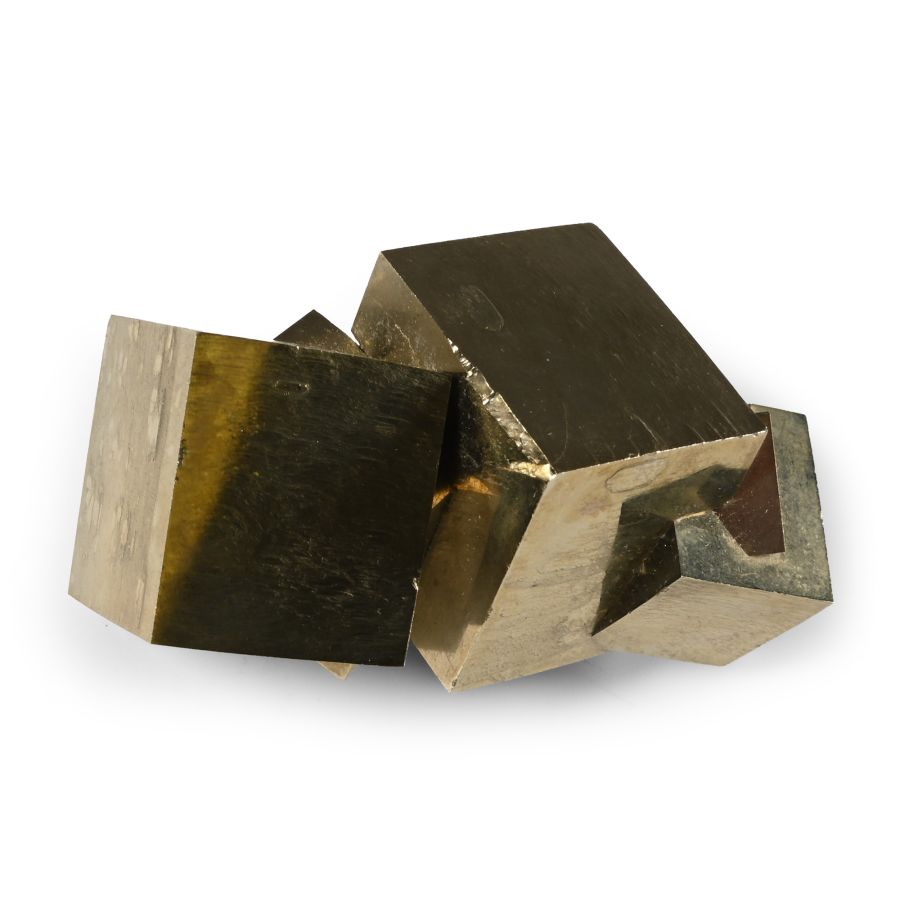 Fused Pyrite Cubes Mineral Display Specimen