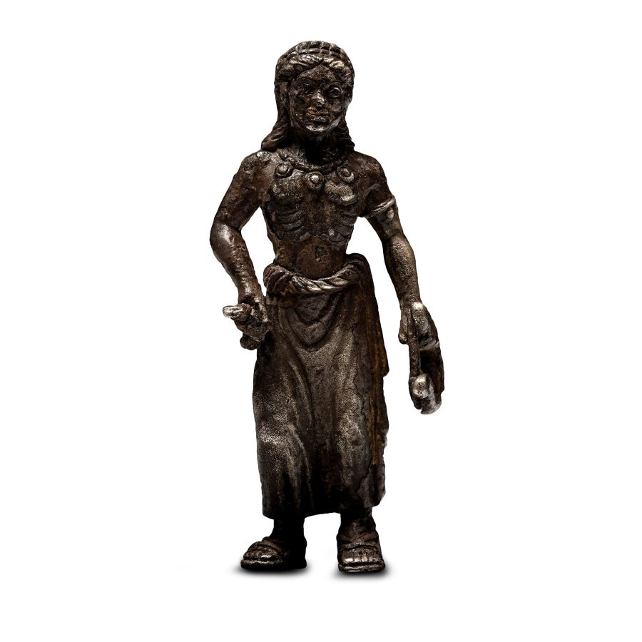 Roman Archaising Silver Statuette