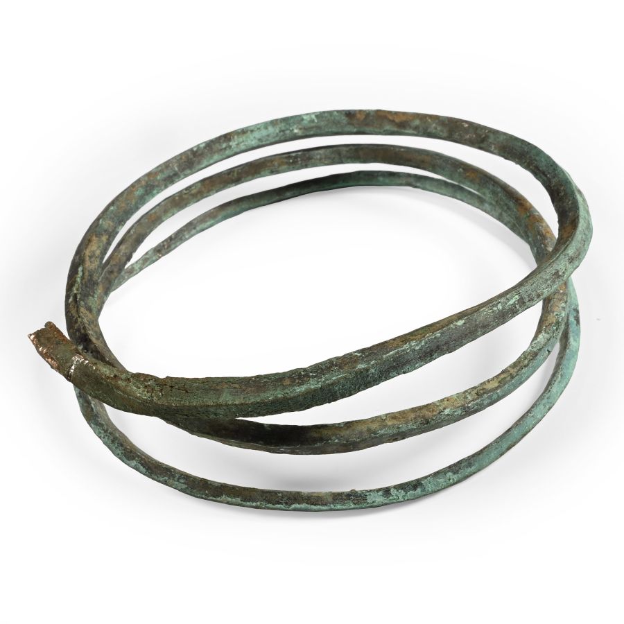 Bronze Age Spiral Bracelet