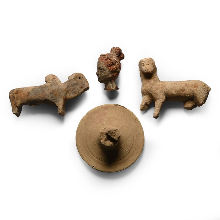 Greek Terracotta Fragment Group