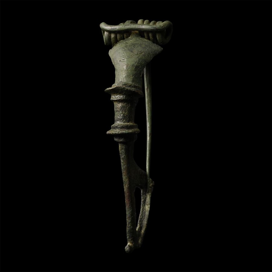 Roman Bronze Bow Brooch