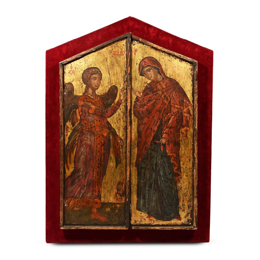 Doors with Annunciation of the Virgin Scene