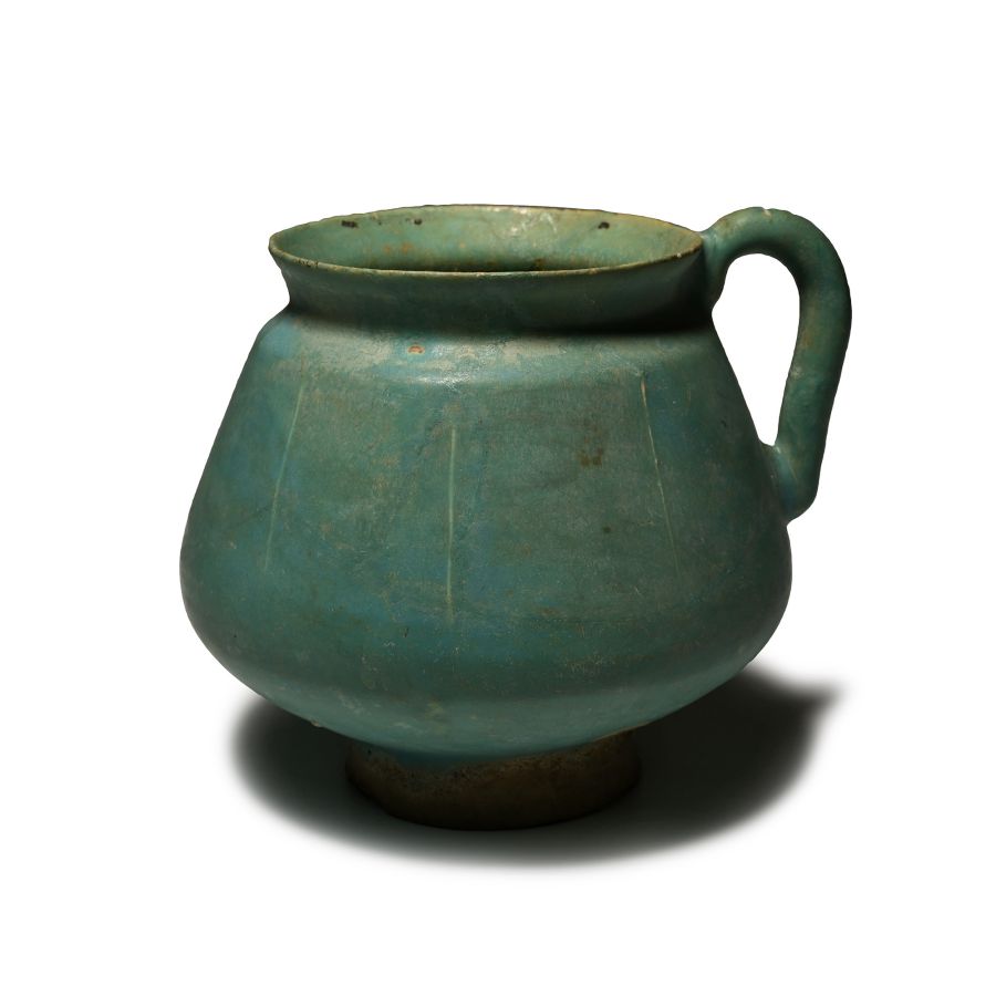 Western Asiatic Blue-Glazed Vessel