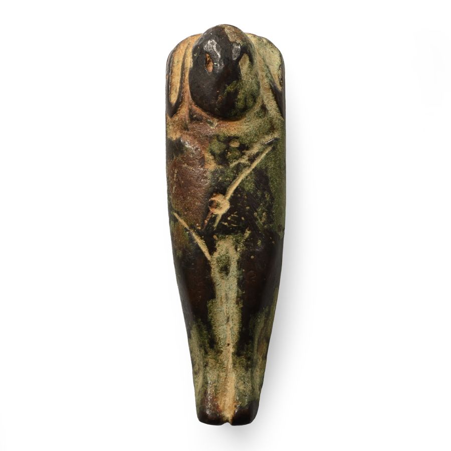 Western Asiatic Bronze Idol with Seal to Reverse