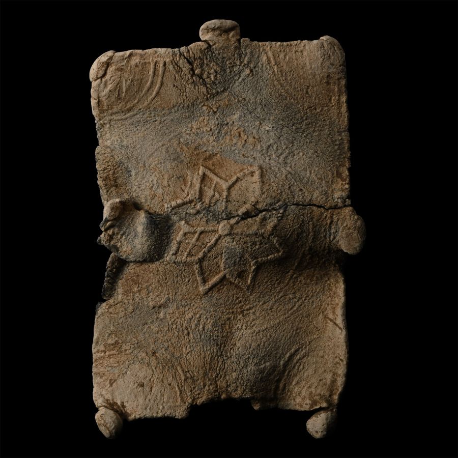 Tudor Period Lead 'Hornbook' Writing Aid