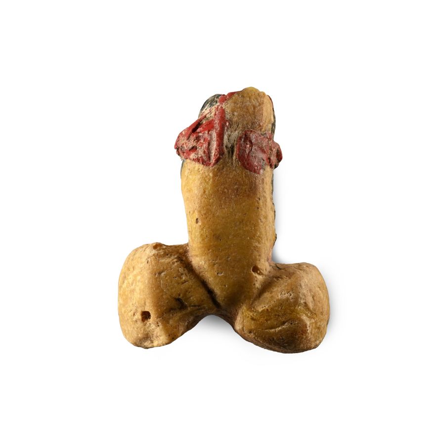Roman Glass Phallic Amulet
