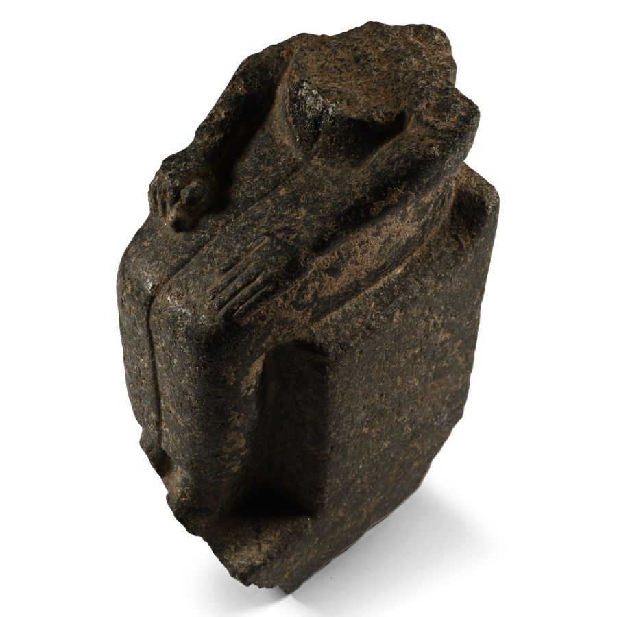 Egyptian Granite Seated Figure