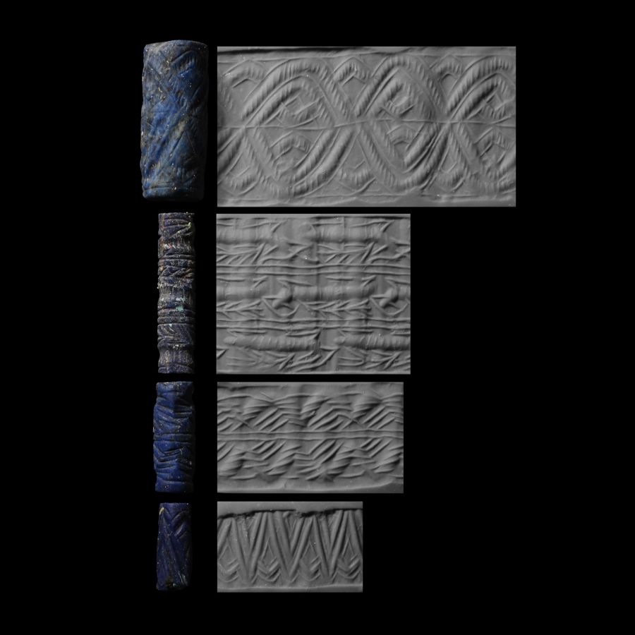 Sumerian Lapis Lazuli Cylinder Seal Collection