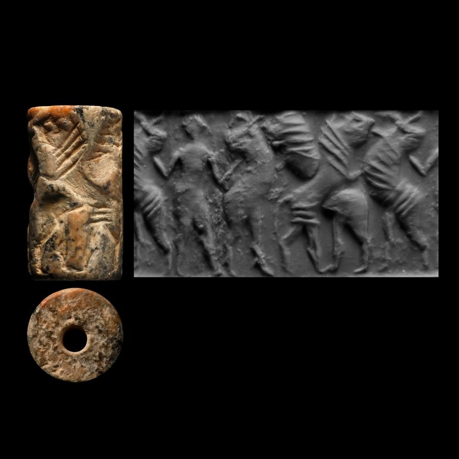 Sumerian Cylinder Seal with Animals
