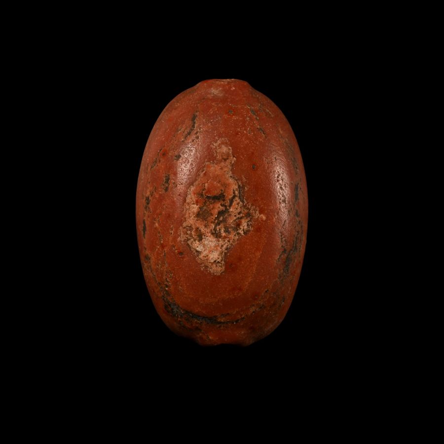 Large Akkadian Red Jasper Seal