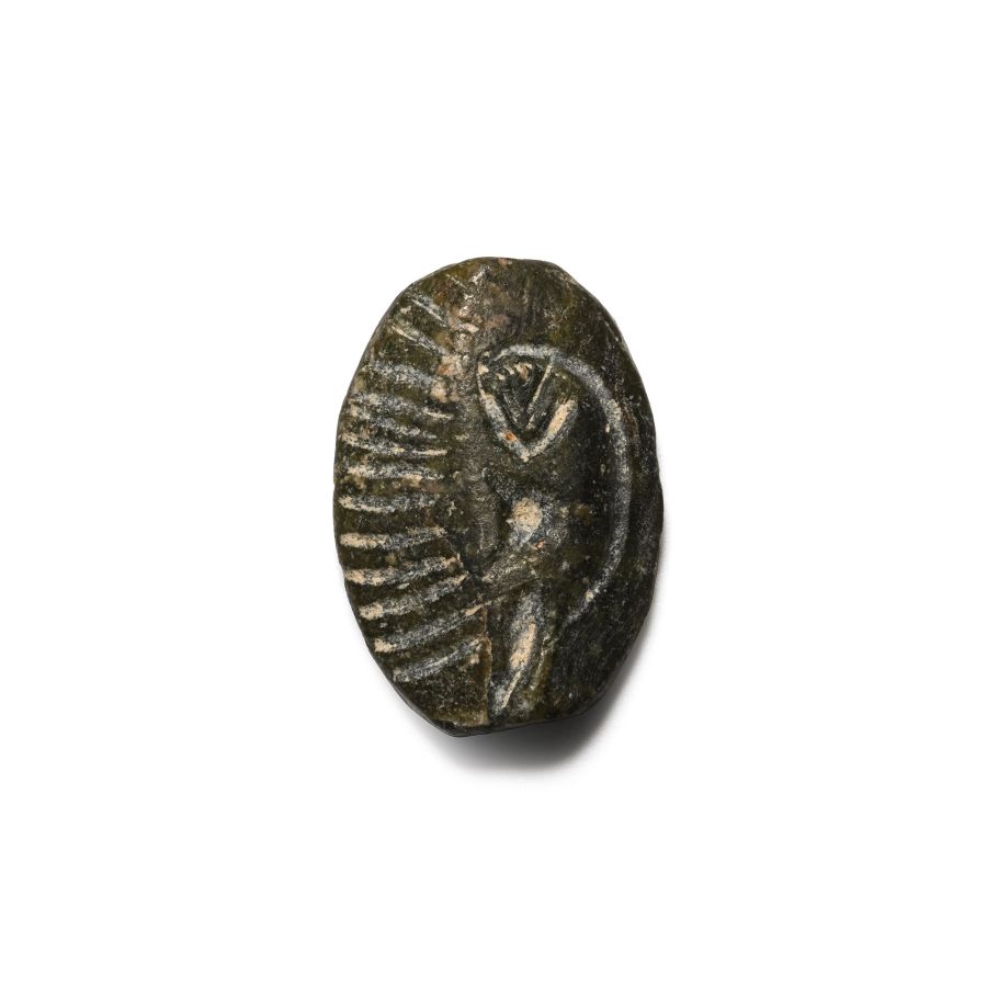 Mesopotamian Stone Seal with Engraved Design