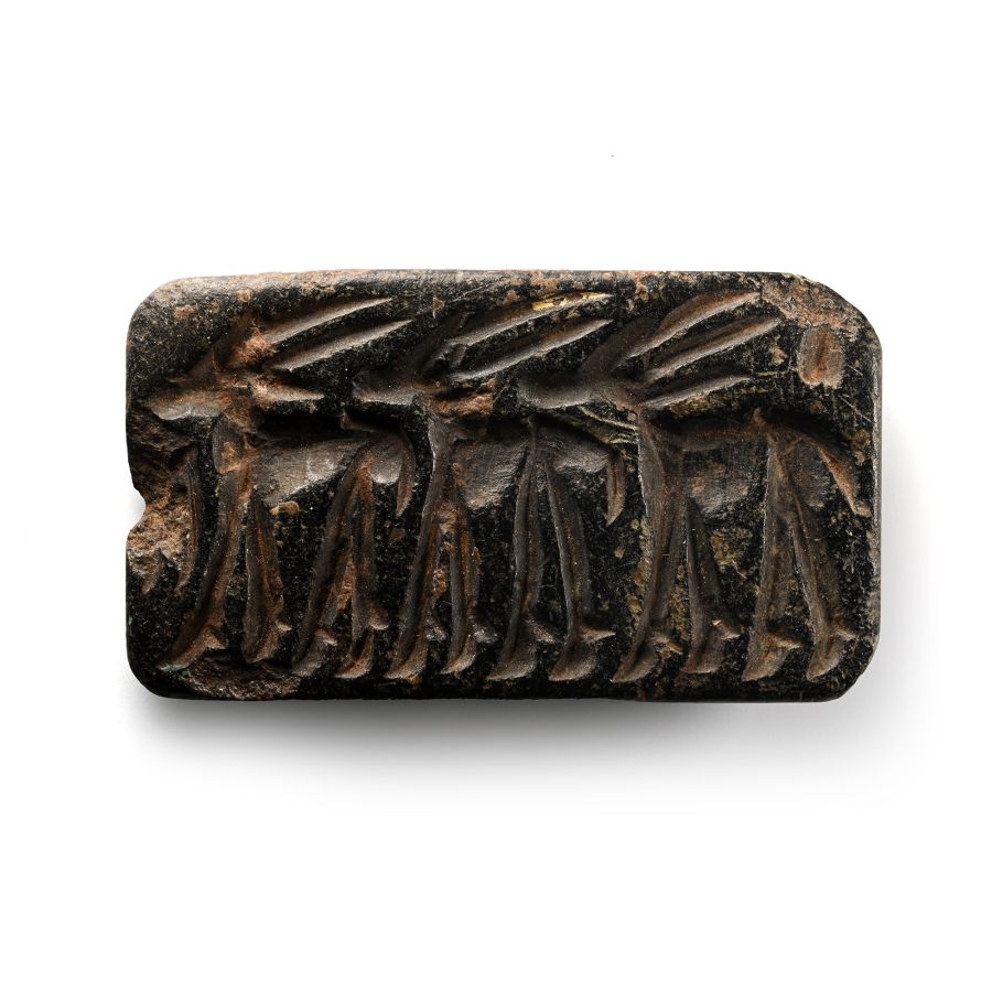 Western Asiatic Steatite Seal with Animals