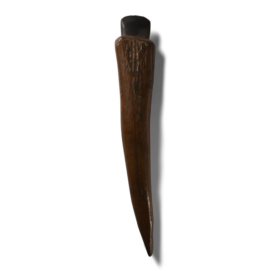 Neolithic Wood Shaving Blade with Antler Handle