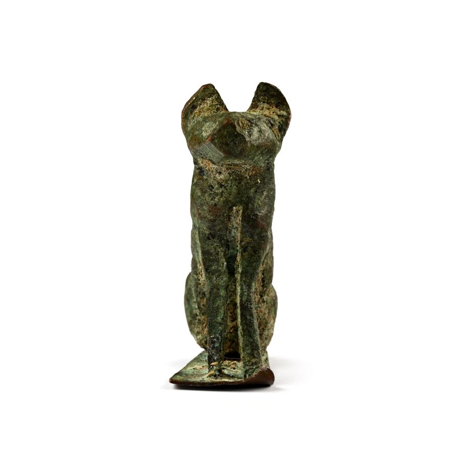 Egyptian Bronze Bastet Cat Amulet