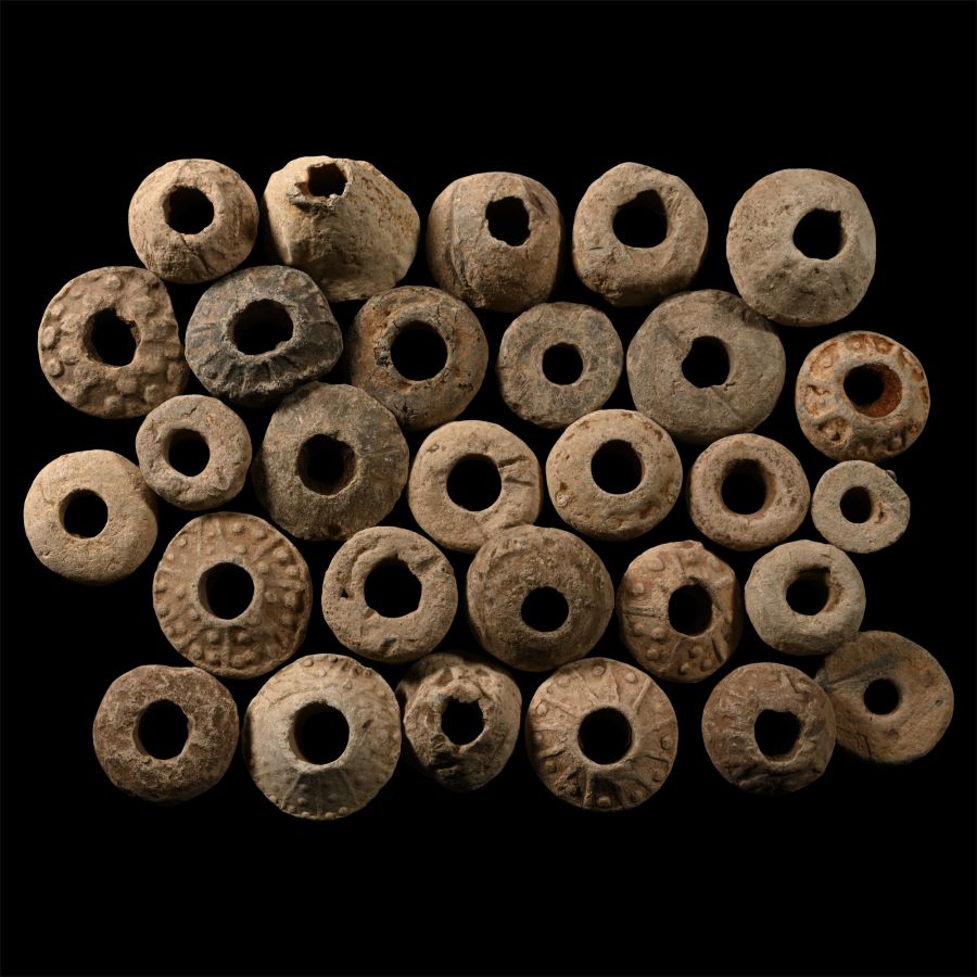 Medieval and Other Lead Spindle Whorl Collection