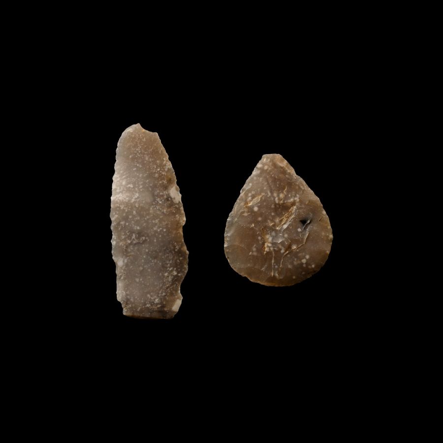 Stone Age Ryedale Flint Arrowhead Group