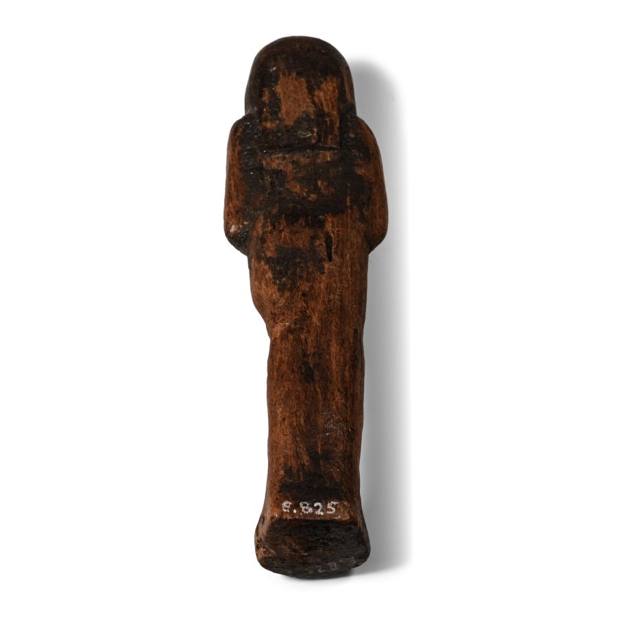 Egyptian Wooden Funerary Shabti Figurine