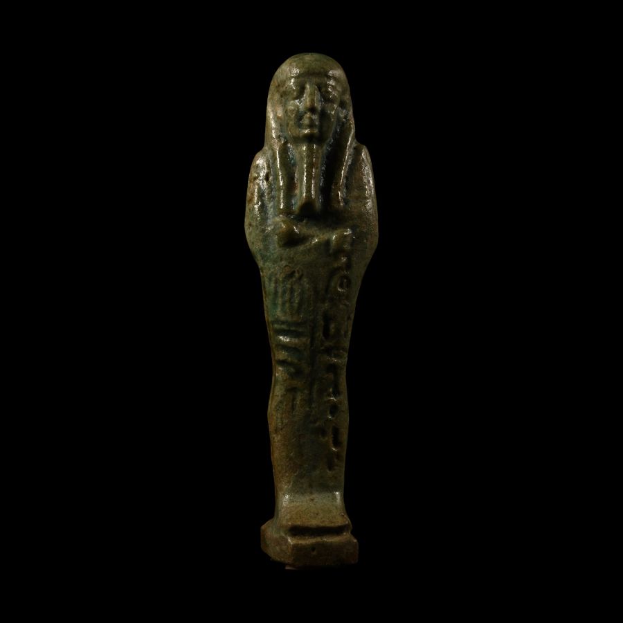 Egyptian Faience Shabti for Hor-sa-Iset