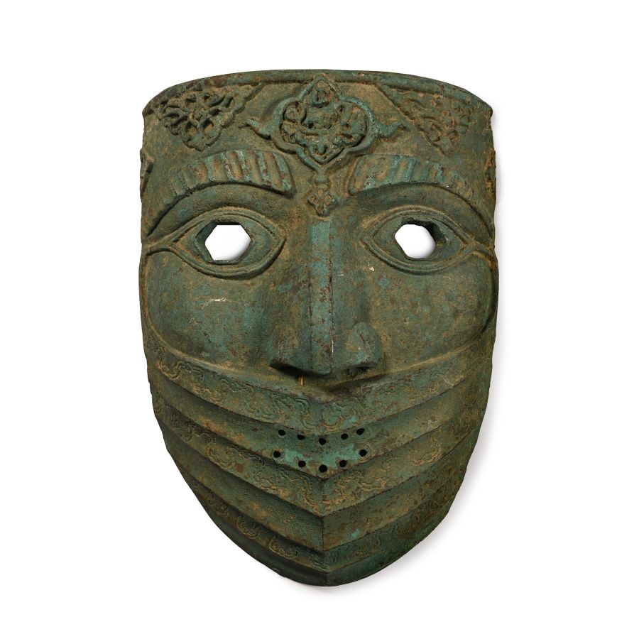 Life-Size Western Asiatic Style Bronze Mask