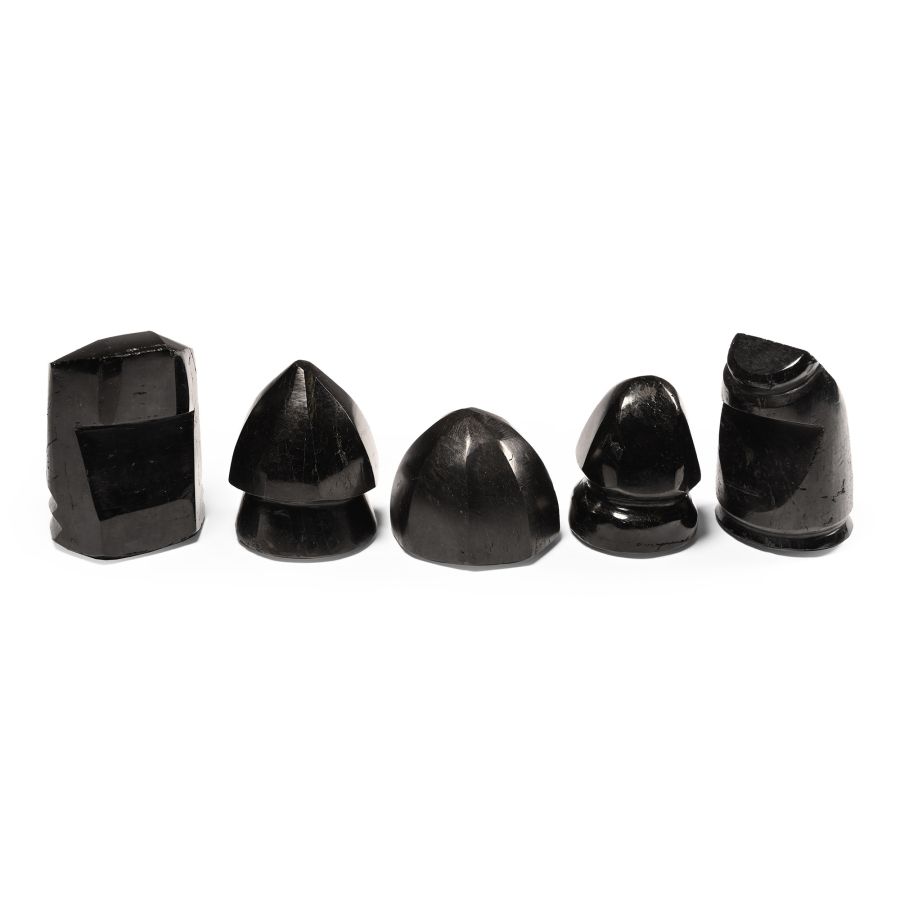 Western Asiatic Style 'Jet' Gaming Piece Group