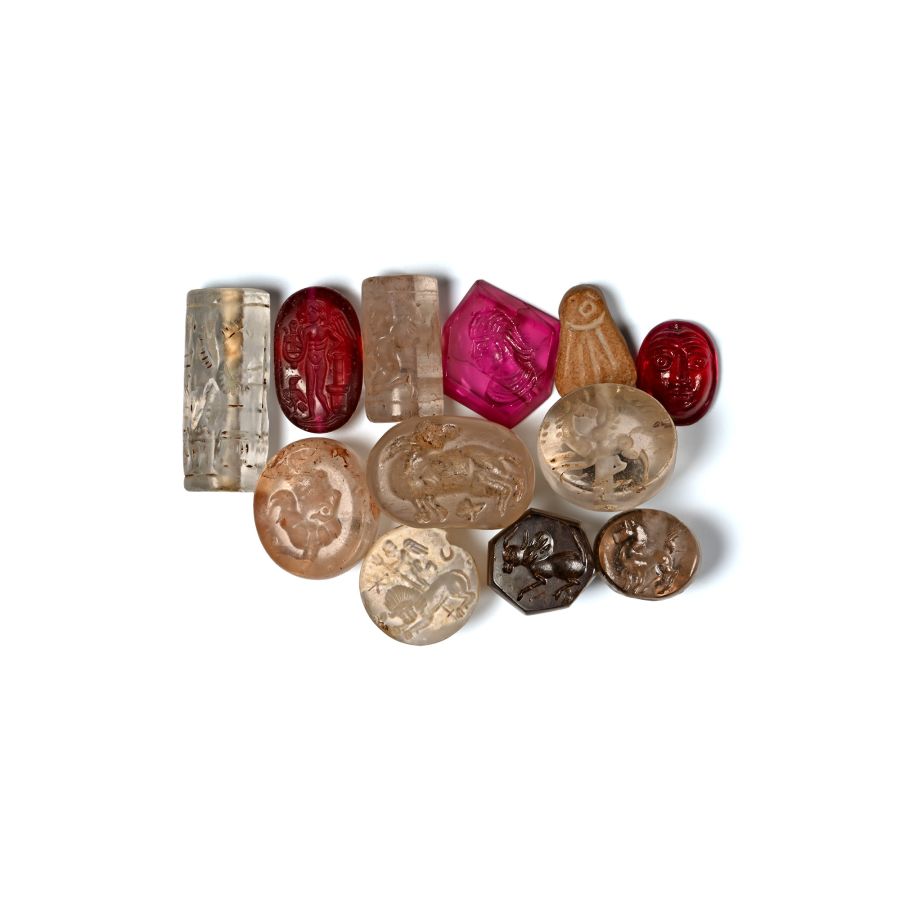 Western Asiatic Style Stone and Other Seal and Amulet Group
