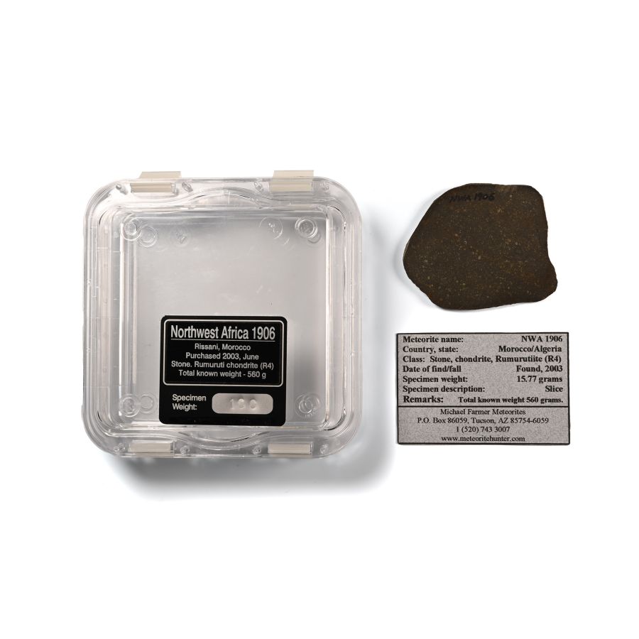 Rumuruti Chondrite R4 Meteorite Polished Slice