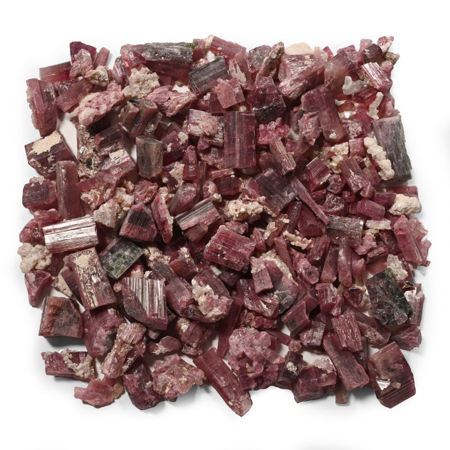 Natural Pink Tourmaline Crystal Group