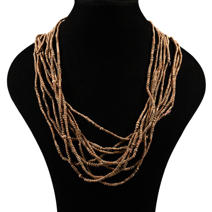 African Terracotta Bead Necklace Group