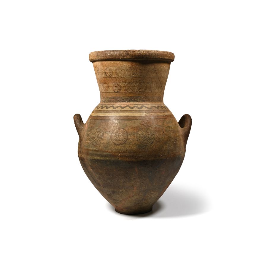 Cypriot Painted Terracotta Amphora