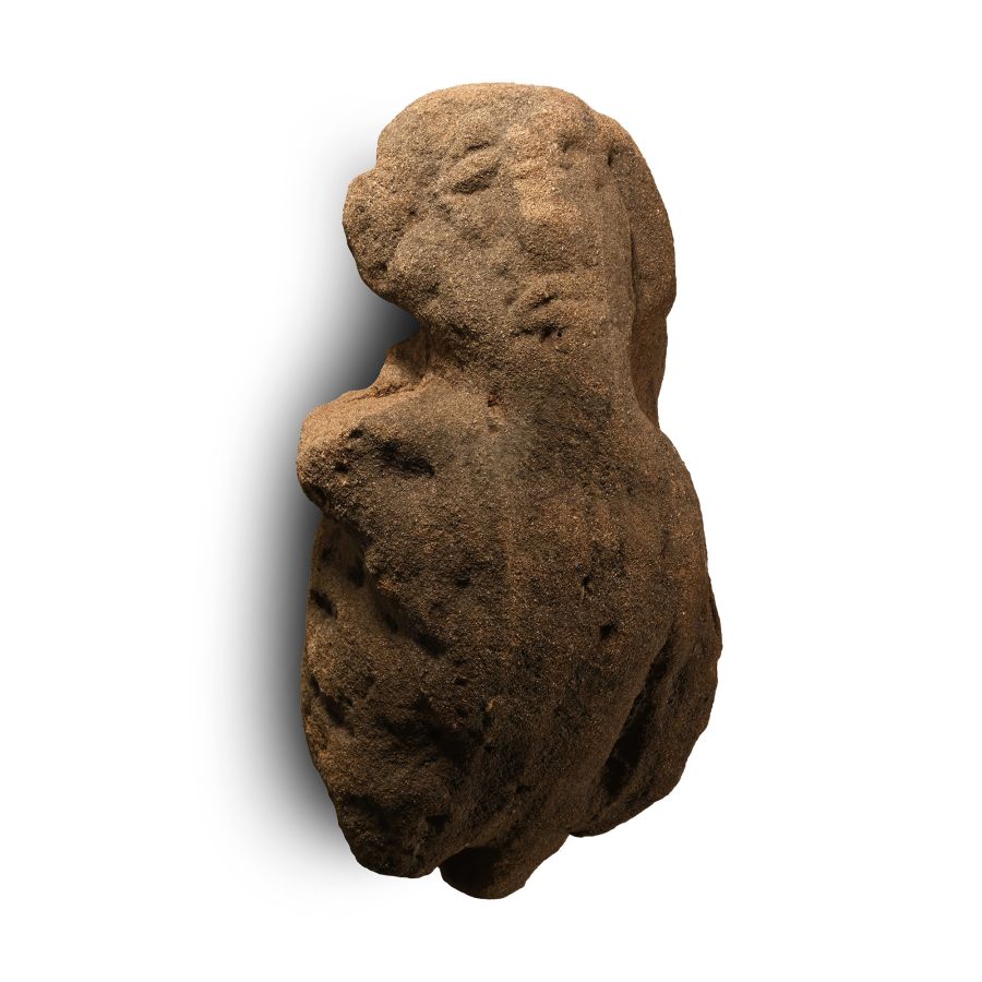 Medieval Limestone Corbel of a Demon