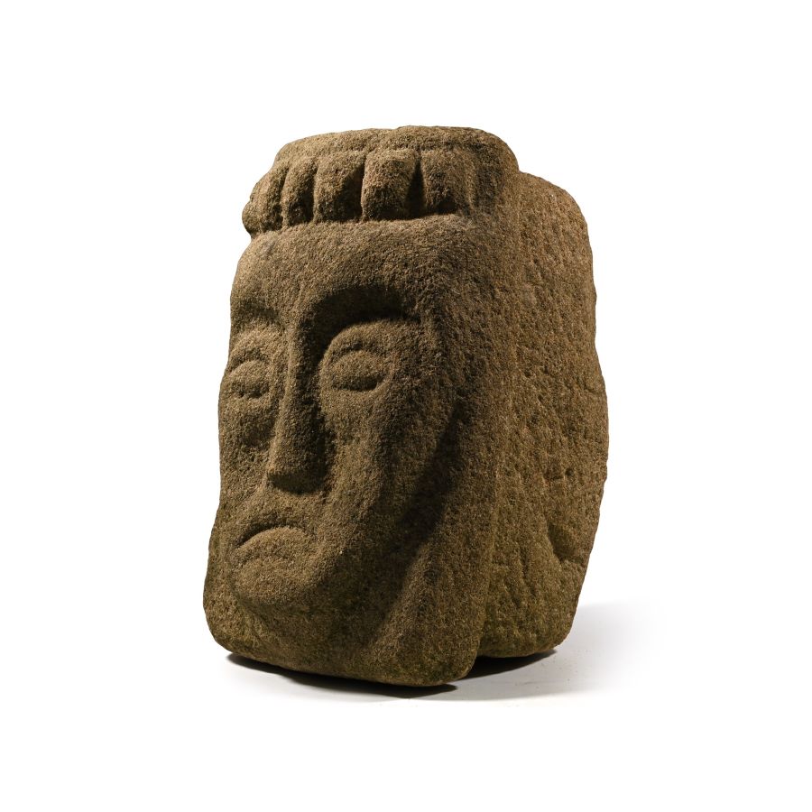 Medieval Limestone Corbel of Adam