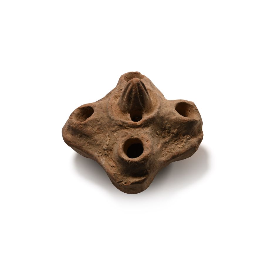 Byzantine Terracotta Holy Land Oil Lamp