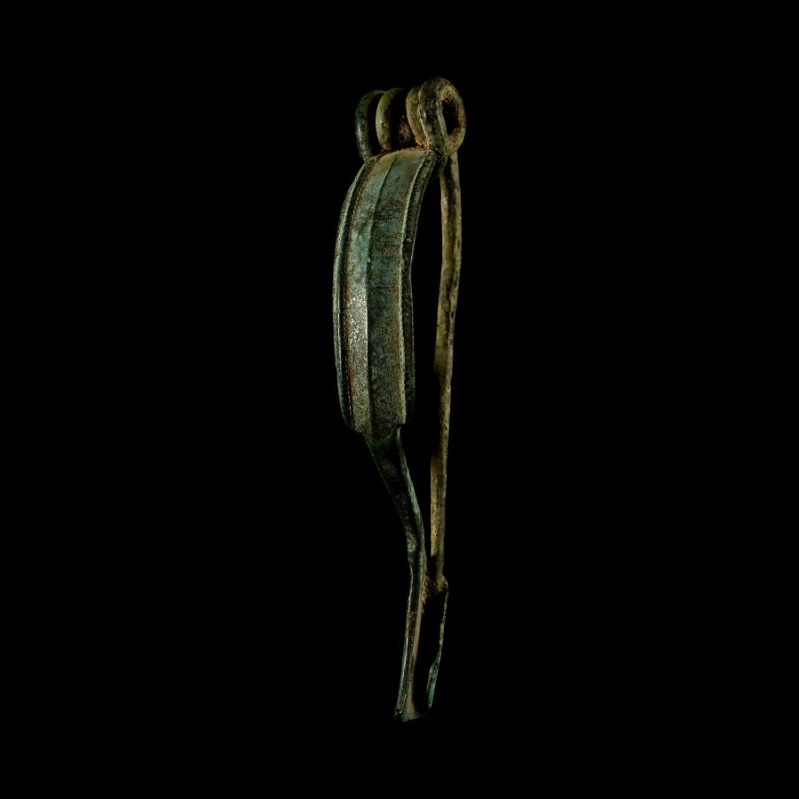 Iron Age Celtic Bronze La Tene Fibula
