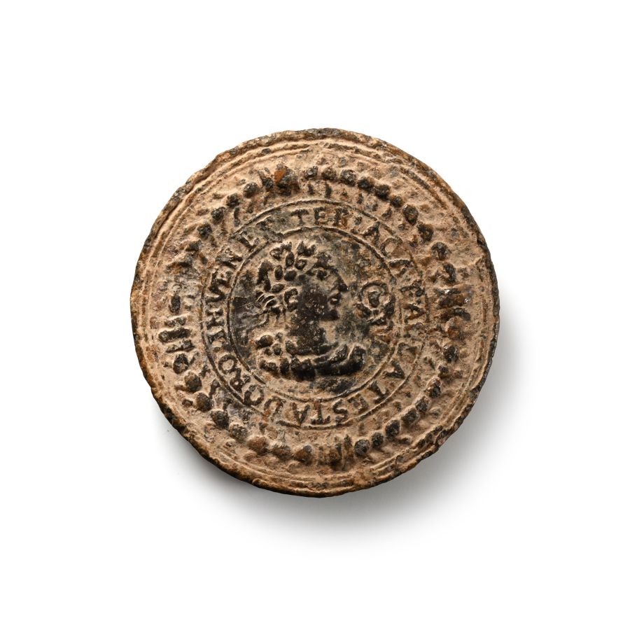 Theriaca 'Venice Triacle' Lead Box Lid