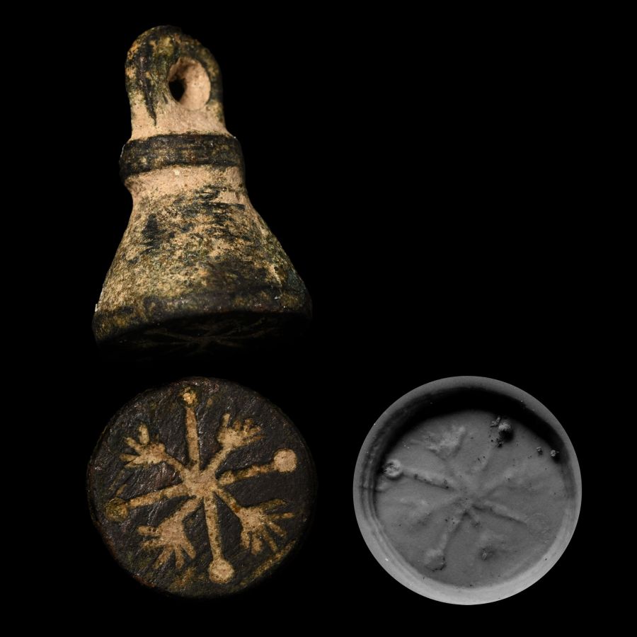 Western Asiatic Bronze Stamp Seal Matrix