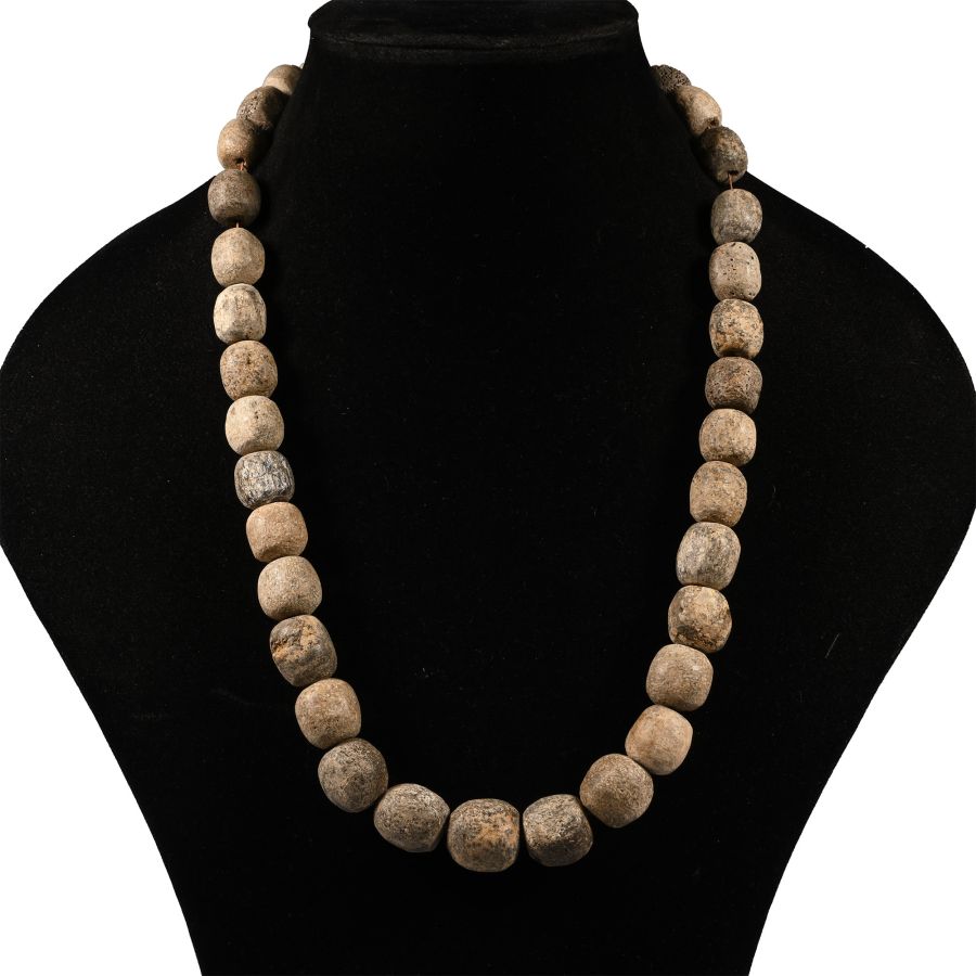 Woolly Mammoth Bone Bead Necklace String