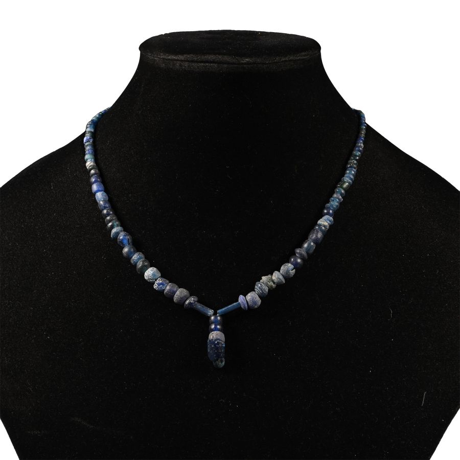 Roman Blue Glass Bead Necklace String