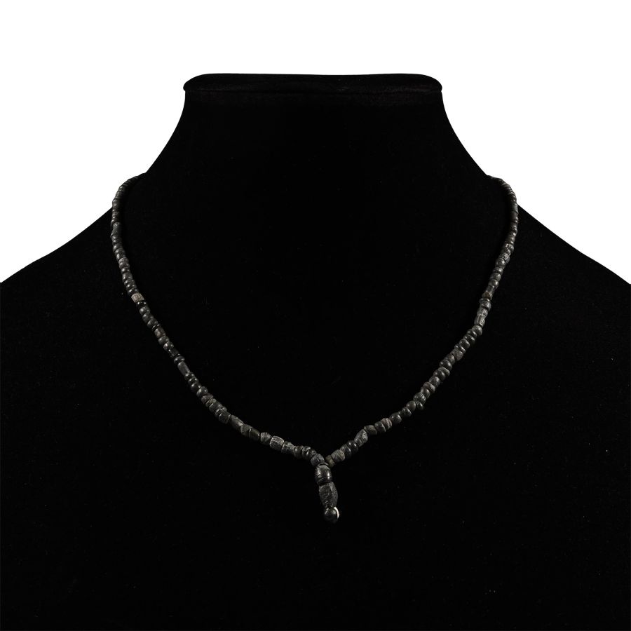 Roman Black Glass Bead Necklace String
